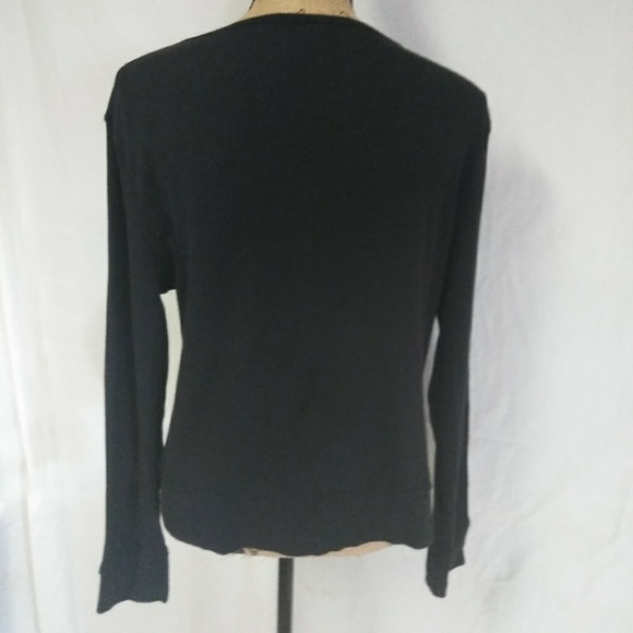 Black sweater. Made of cotton - Picture 4 of 6